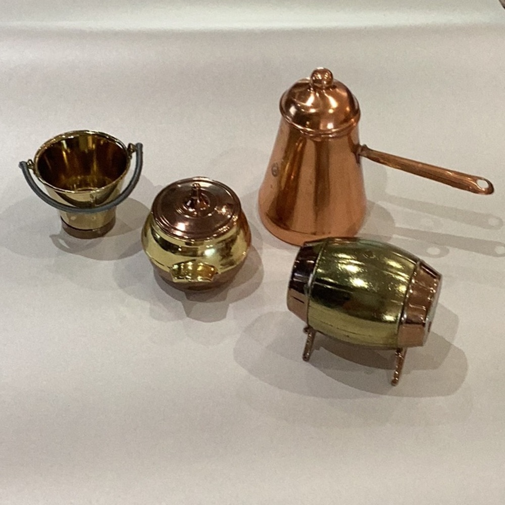 Copper and Gold Kitchen Accessory Set